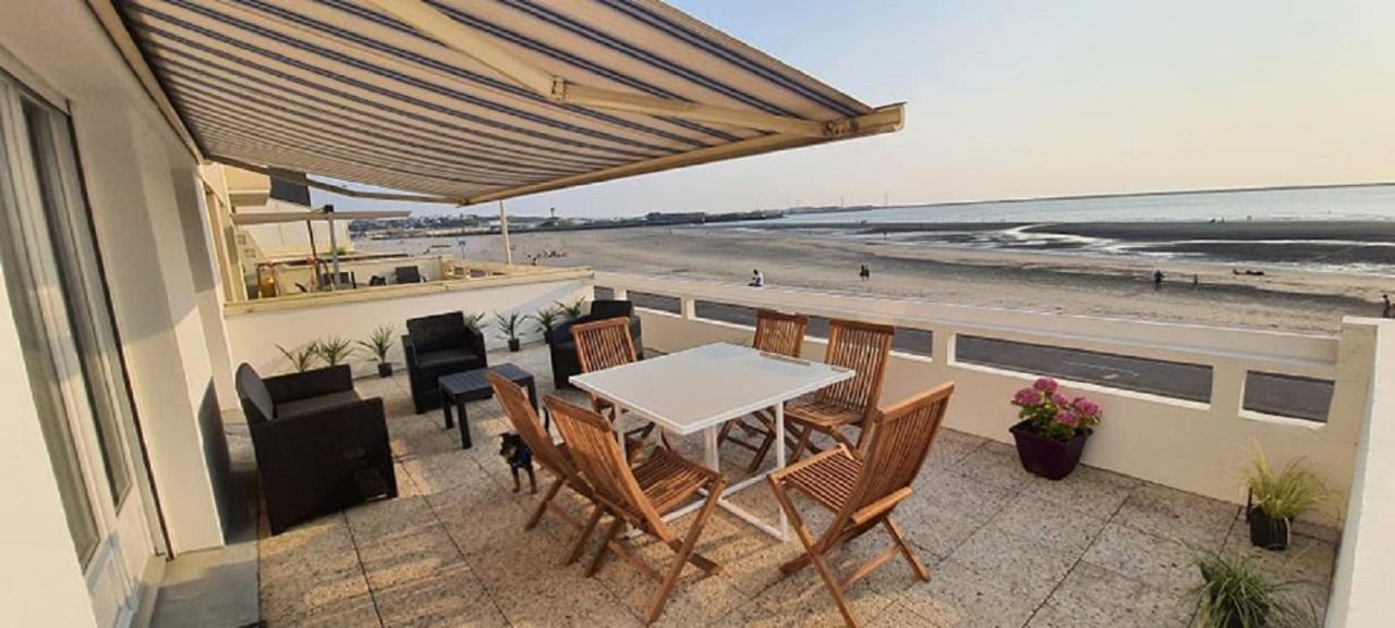 Superbe Appartement Avec Terasse Face A La Mer Boulogne-sur-Mer Exterior foto